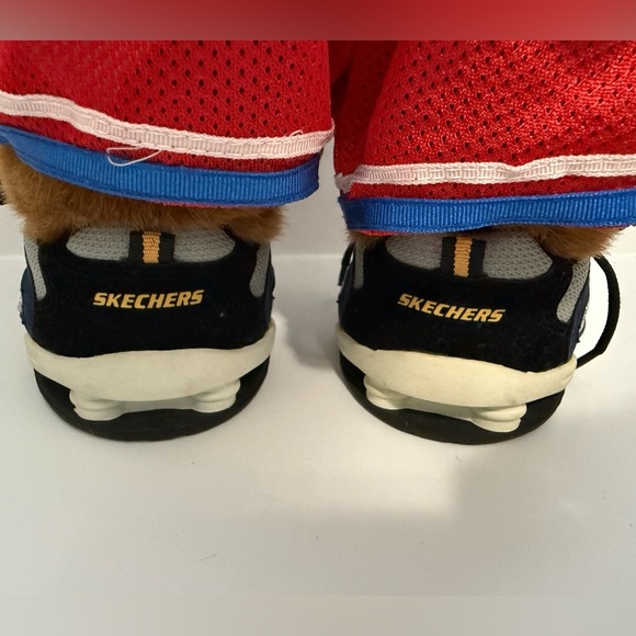 Build-A-Bear Stuffed Animal wearing matching NBA Jersey, Shorts and Sketchers - Picture 5 of 16